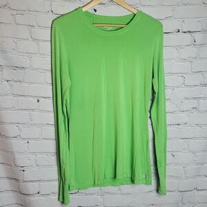 Cherokee Lime Green Long Sleeve Top